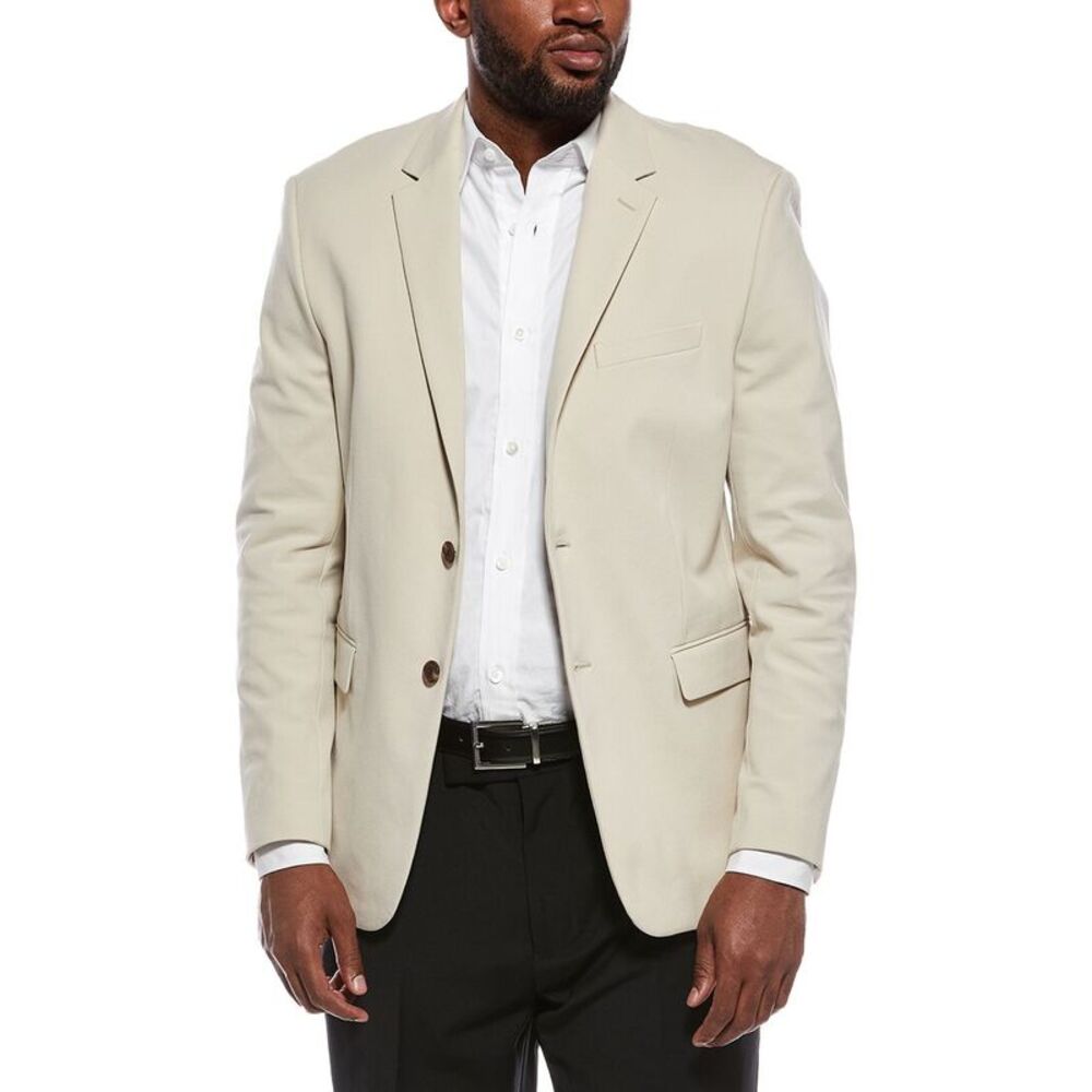 Theory Mens  Morton Bistretch Slim Fit Jacket, Beige